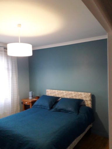 Chambre cosy bleu Signé OB travaux Art Style Marseille 